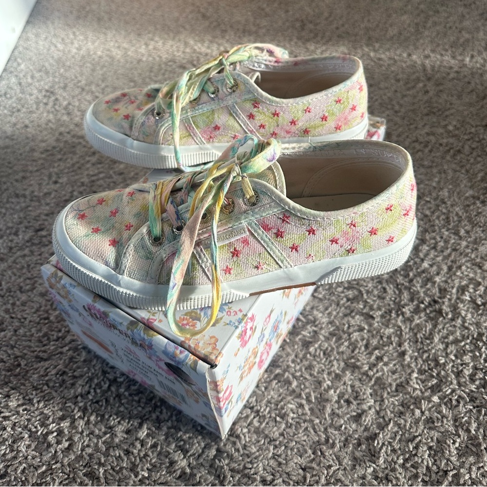 LoveShackFancy x Superga Canvas Sneakers